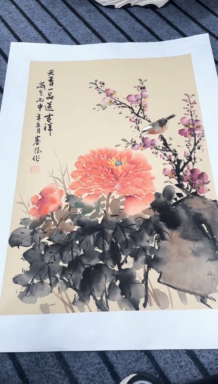 精品国画花鸟作品