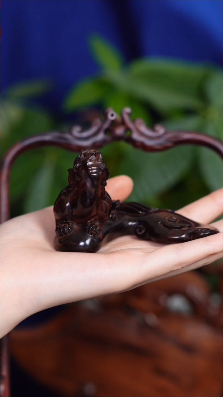 把件黄花梨/降香黄檀望天吼笔搁