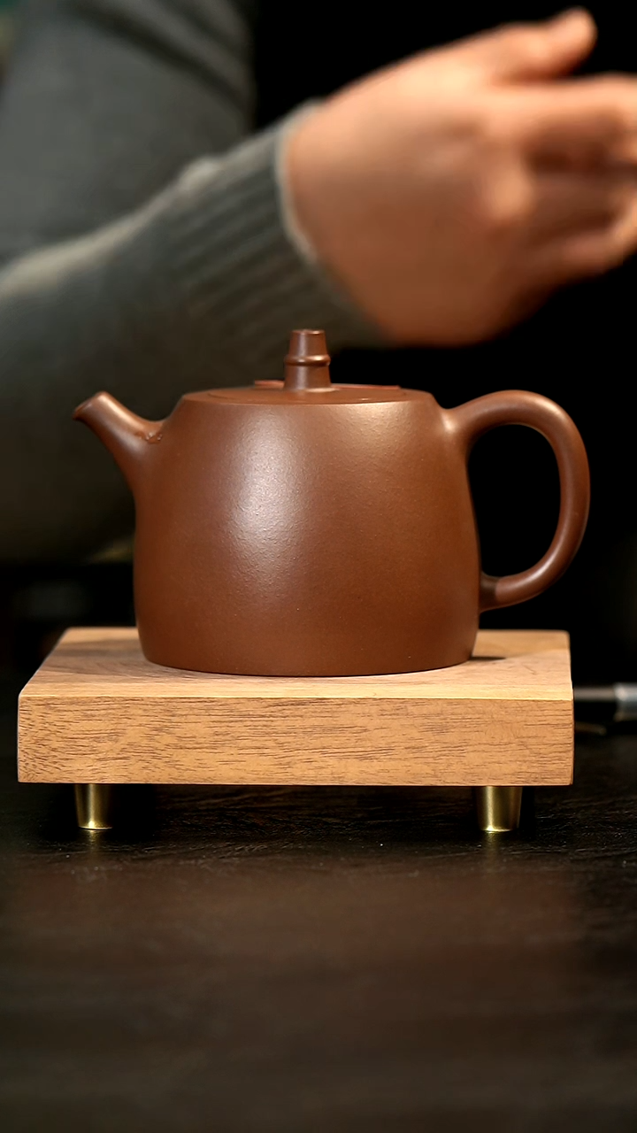 茶壶紫砂混*啊精品紫砂汉铎3号