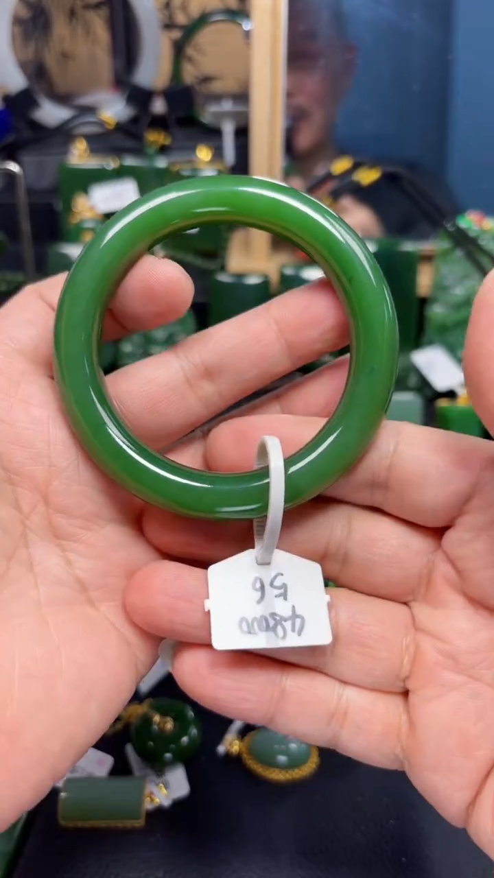 【闪购商品】和田玉（碧玉）手镯未镶嵌1