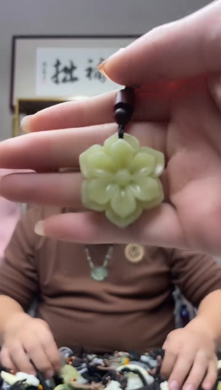 未镶嵌岫玉吊坠多样性发货*拍一发一