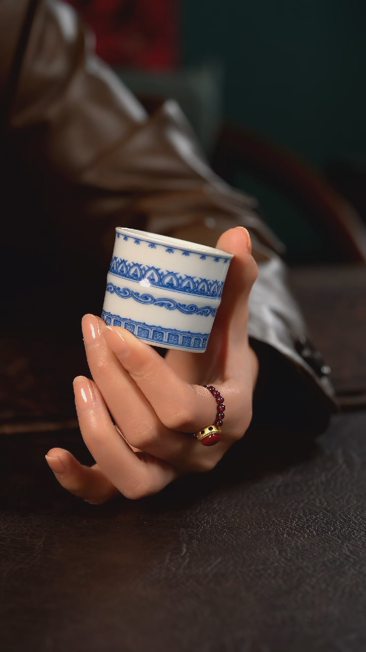 【闪购商品】杯聚澜堂宝相小竹节杯