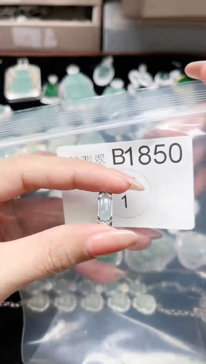 【闪购商品】翡翠颈饰未镶嵌赠皮绳1850