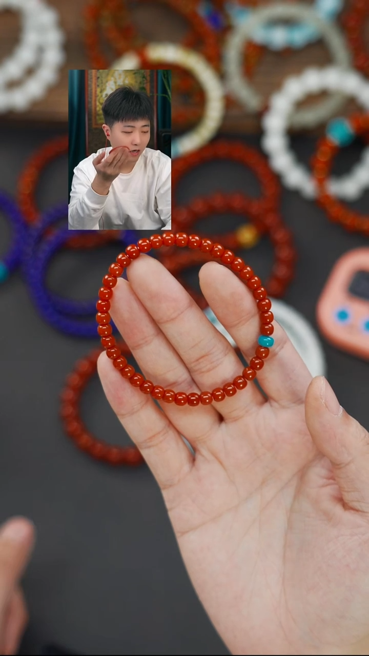 未镶嵌文玩配饰南红玛瑙S****R梵阁精品文玩回血