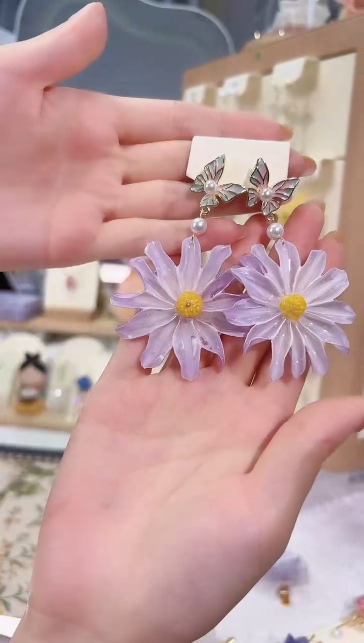 纯铜合金锆石闪拍-文心兰