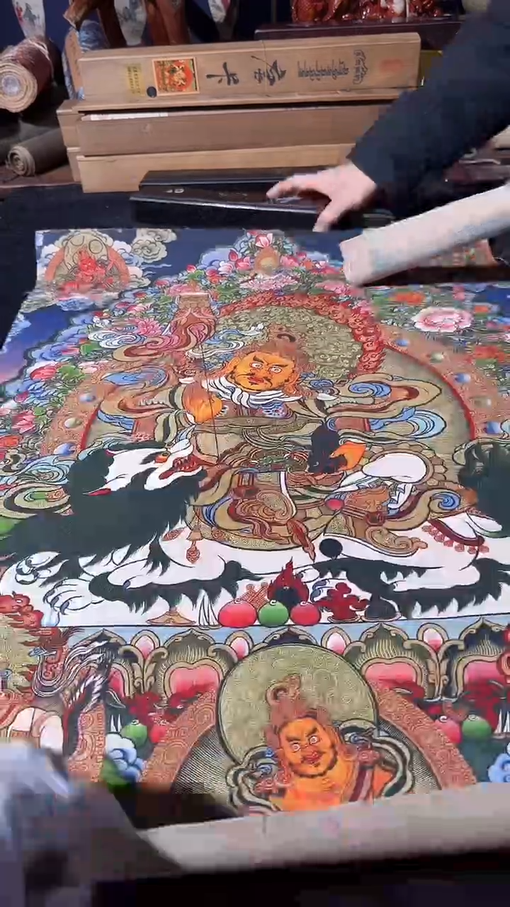 卷轴画藏式珍藏彩绘艺术馆134