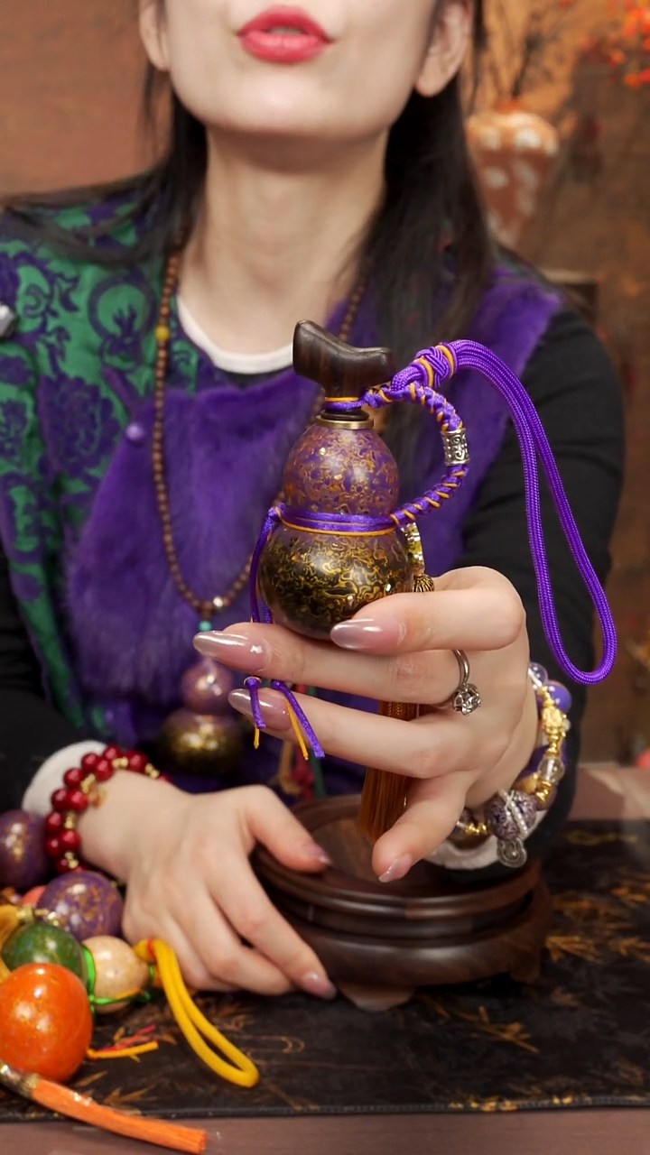 328 --大漆开口小葫芦----178