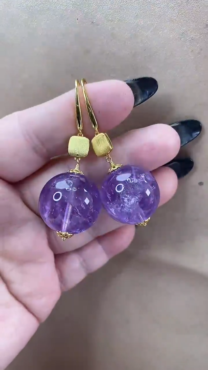 颈饰未镶嵌水晶耳环