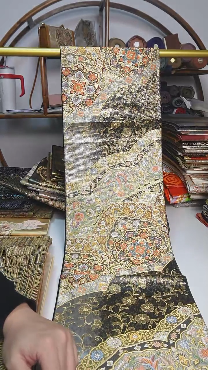【闪购商品】织绣14西阵织六通宝相花