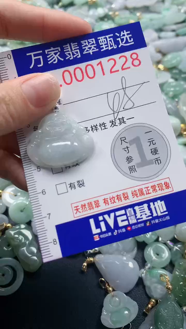 吊坠(不含链)未镶嵌翡翠1228