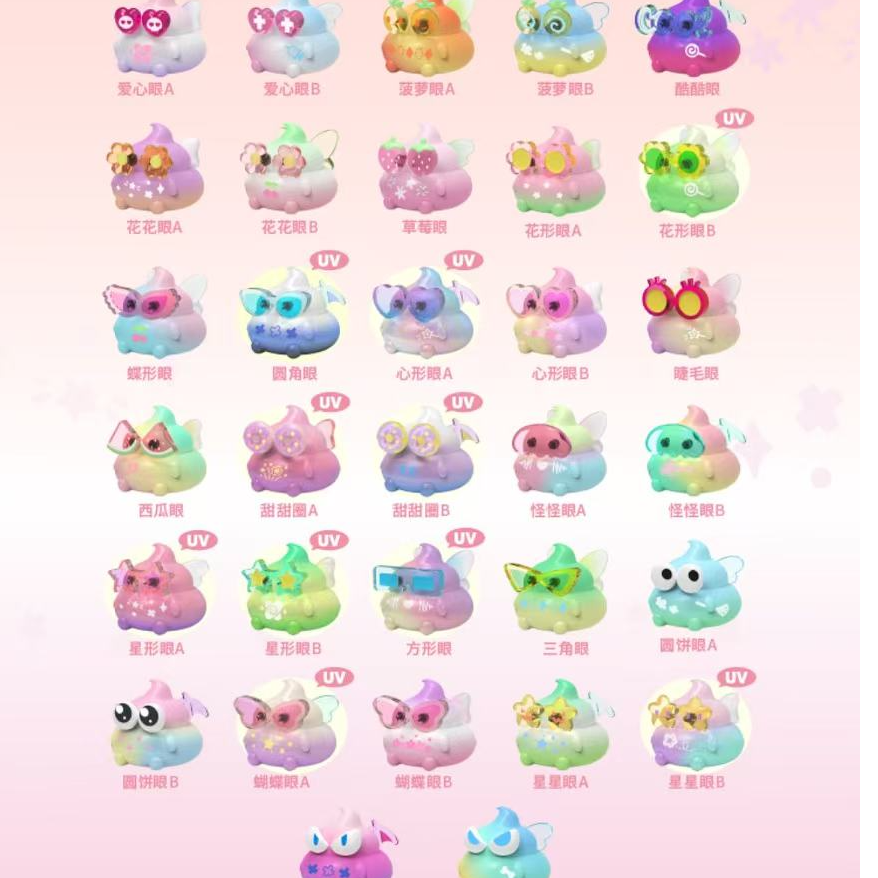 【拆袋】迷你Emmmkun眼碌碌四代精灵系列盲袋盲盒