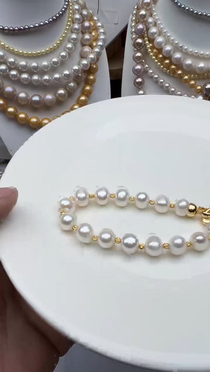 淡水珍珠未镶嵌颈饰1