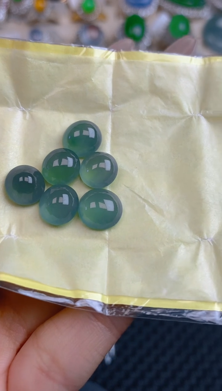 【闪购商品】定制翡翠未镶嵌翡翠裸石蛋面110