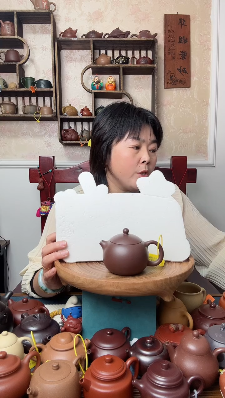 【闪购商品】紫砂茶壶底槽清  西施250CC