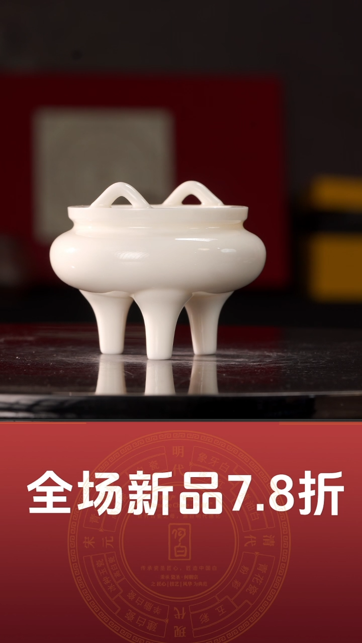 【闪购商品】A三足小螭龙炉@@D00149