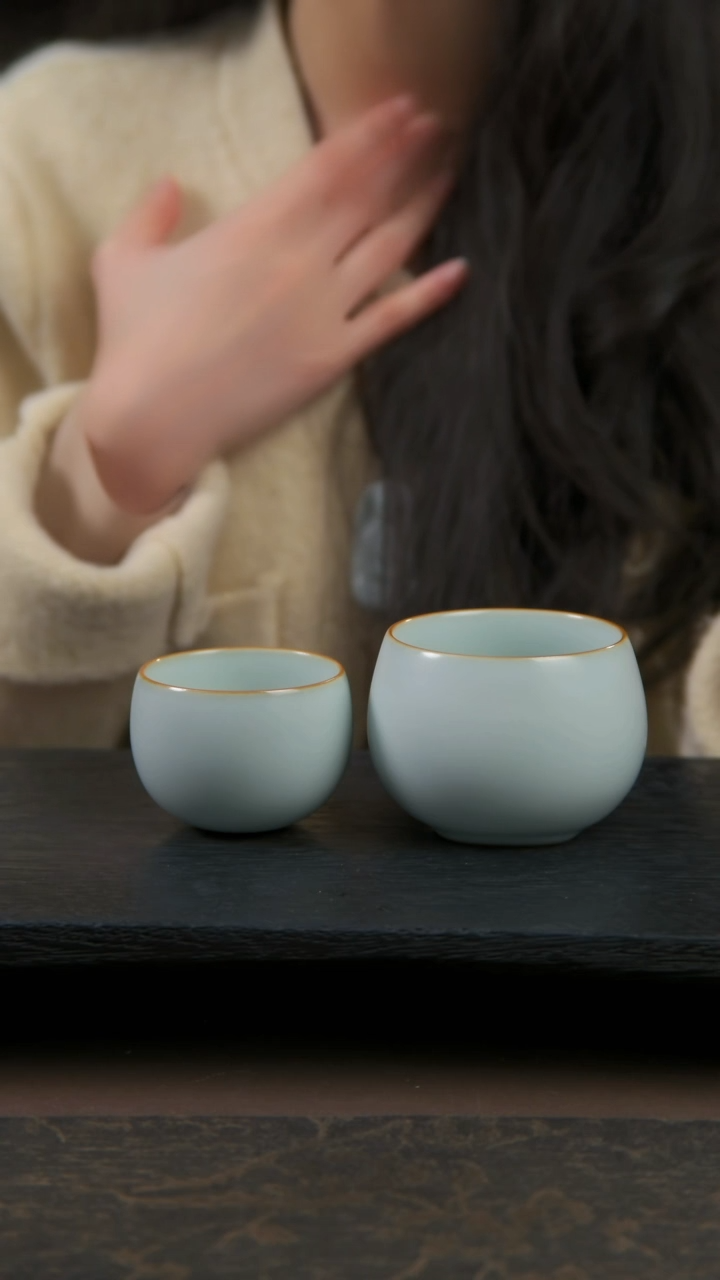【闪购商品】杯欢喜杯1只+青玉杯1只