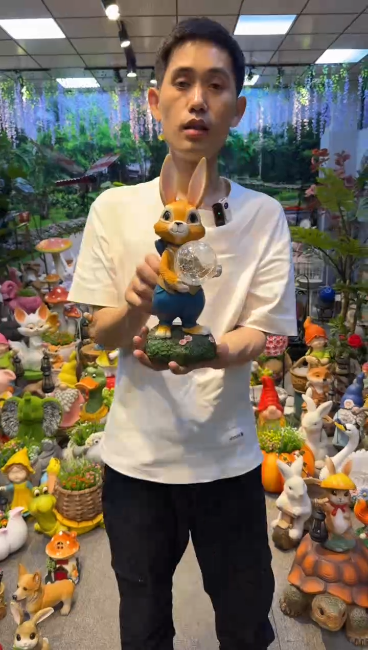 无花朵花园庭院摆件&00&