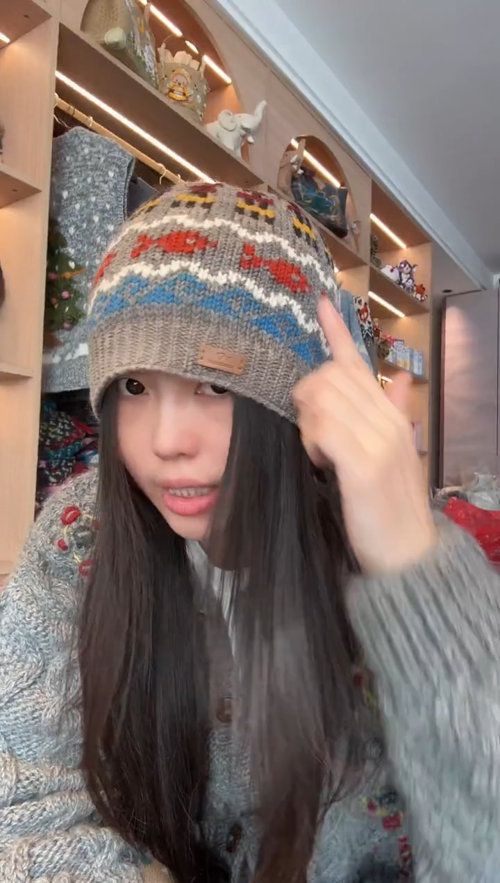 美丽如年年有鱼帽