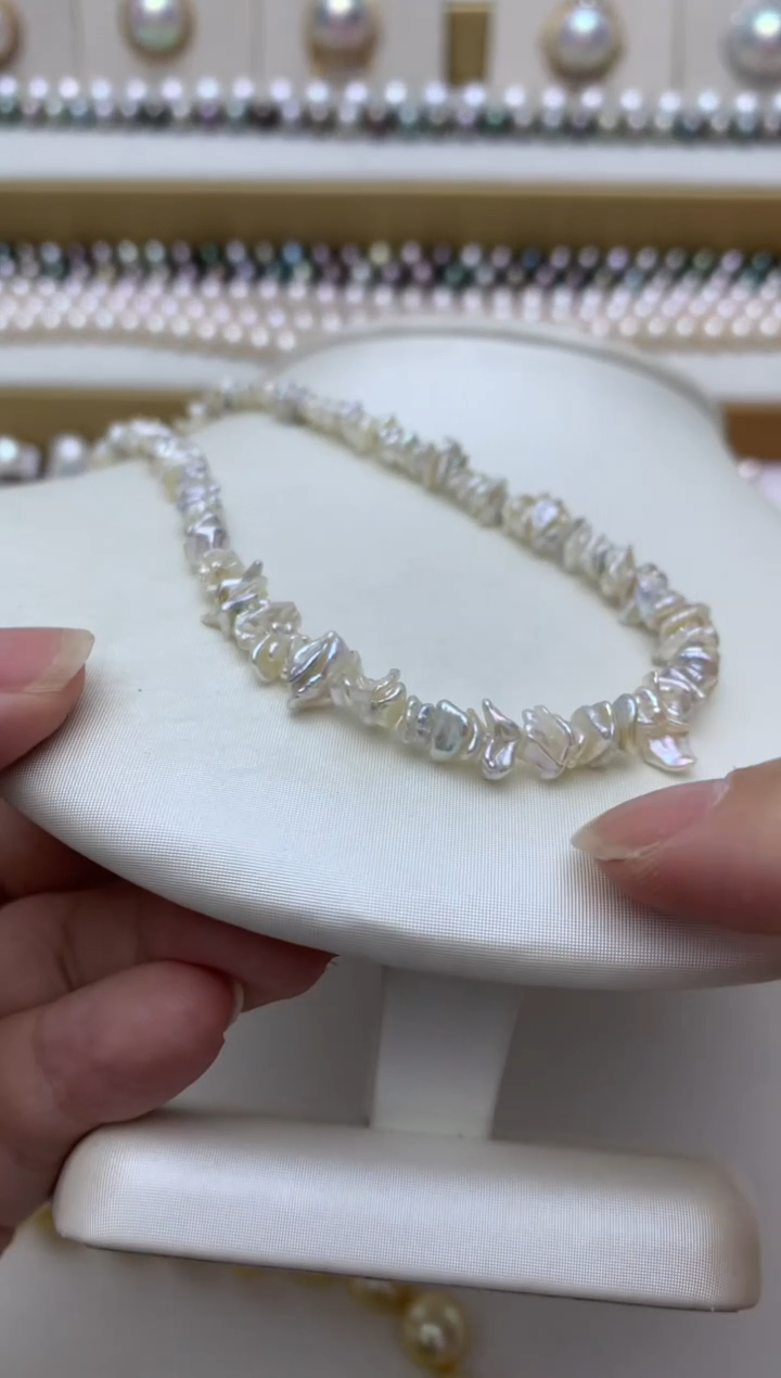 项链未镶嵌海水珍珠e33 
