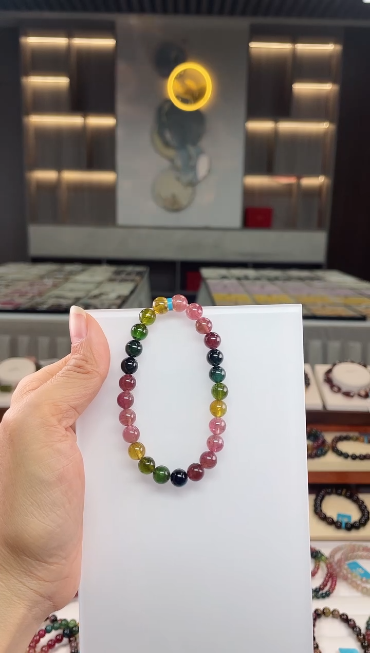 【闪购商品】碧玺单圈手串未镶嵌（多样性发一条）Q