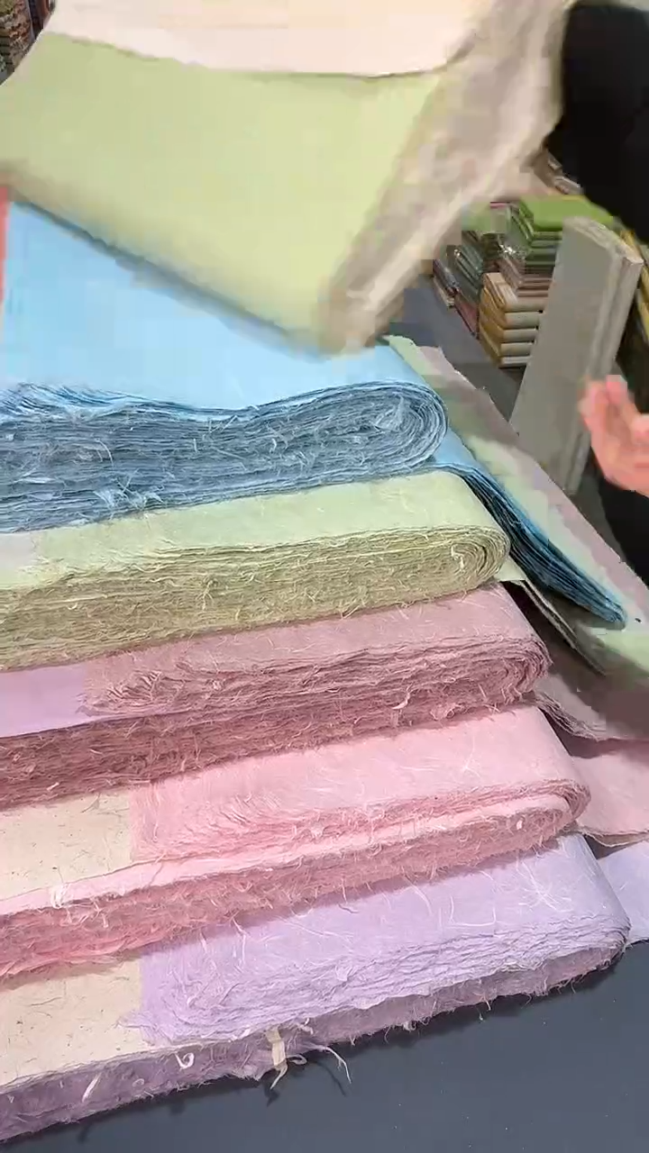 纯手工61*180cm50张雁楮清水云龙拍下挑颜色