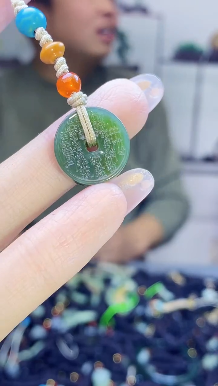 颈饰未镶嵌和田玉多样性发拍一发一