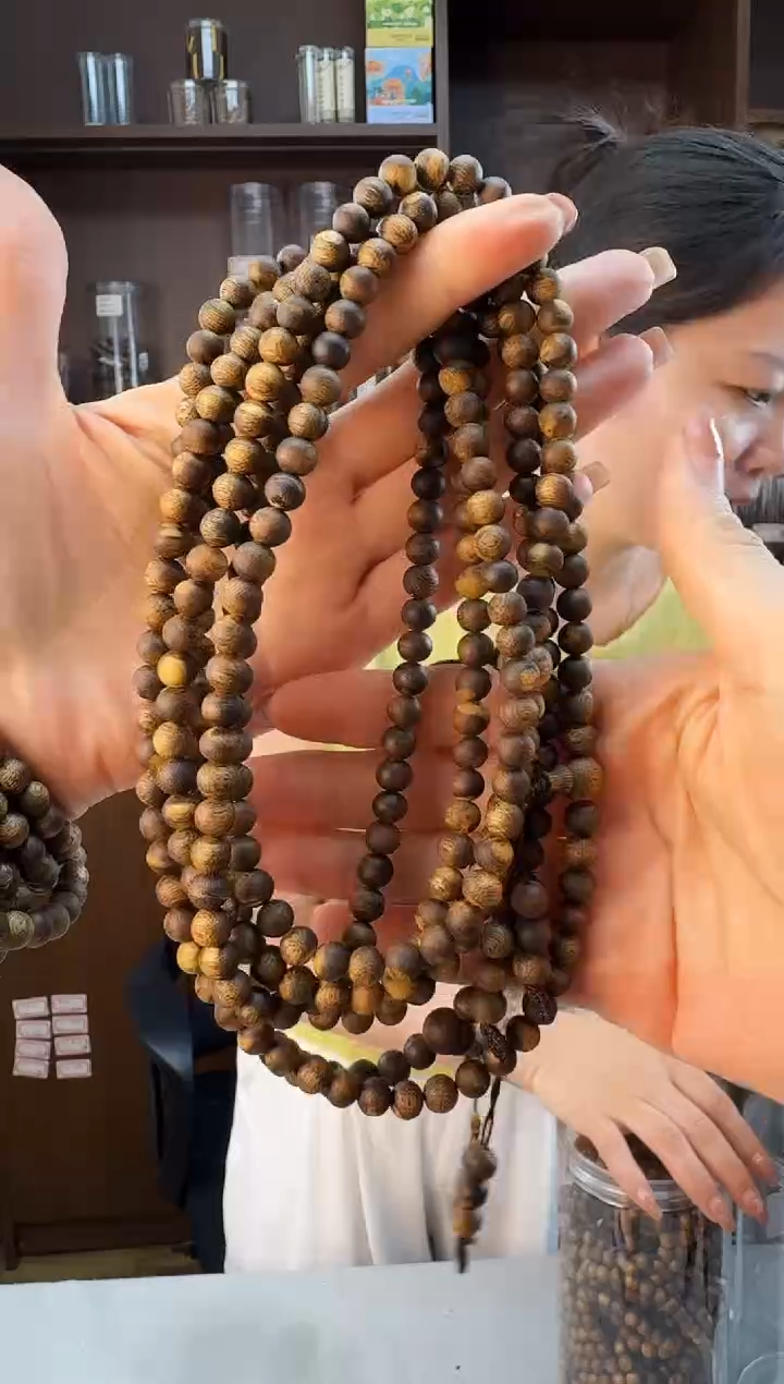 手串沉香0717白奇沉浮圆珠多圈多样性发一