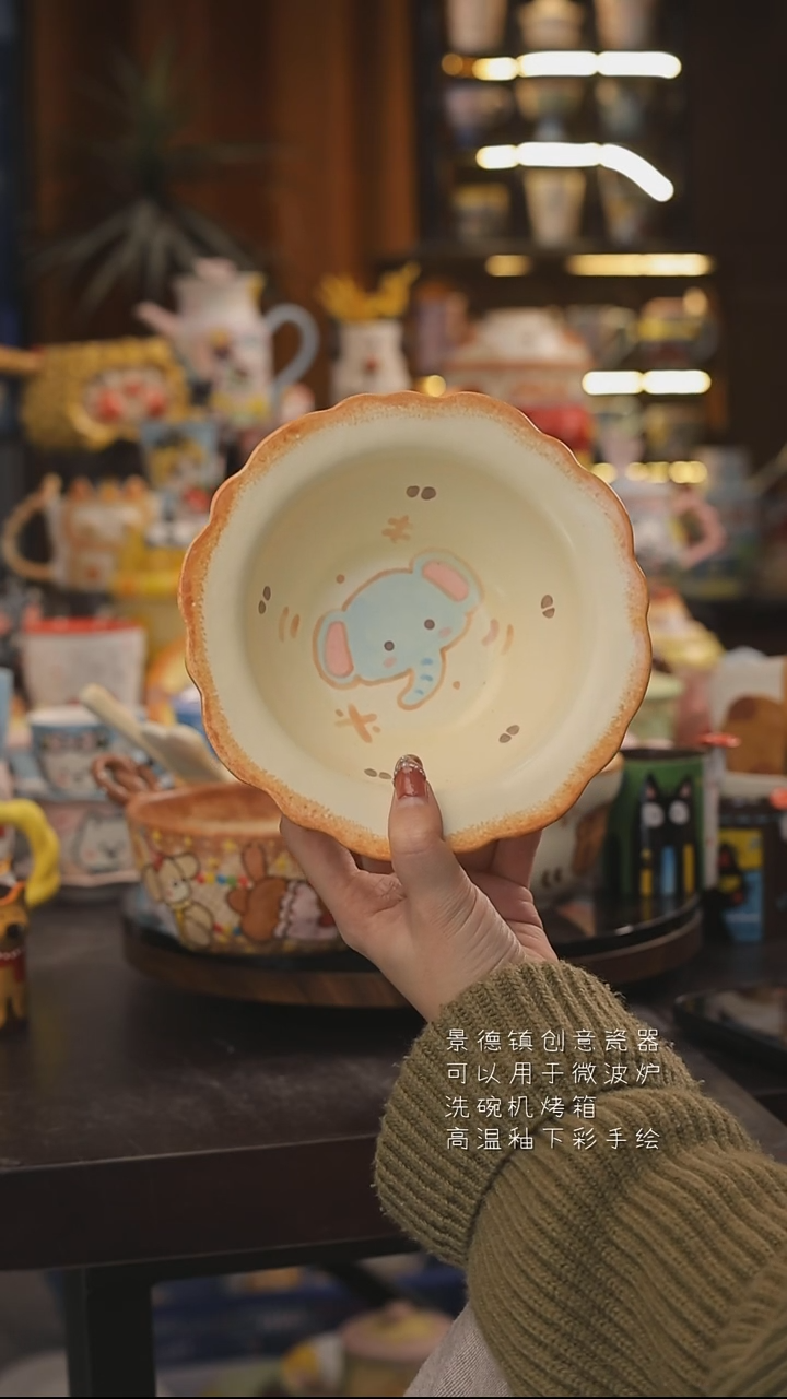 景德镇釉下彩绘设计师款式陶瓷