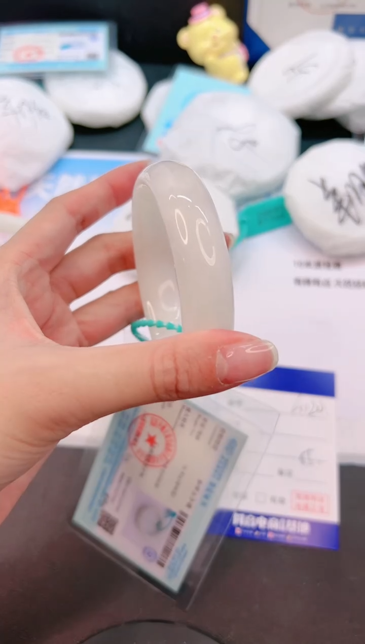 未镶嵌手镯和田玉8G120-55