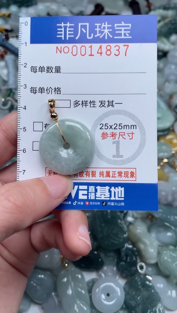 颈饰未镶嵌翡翠14837