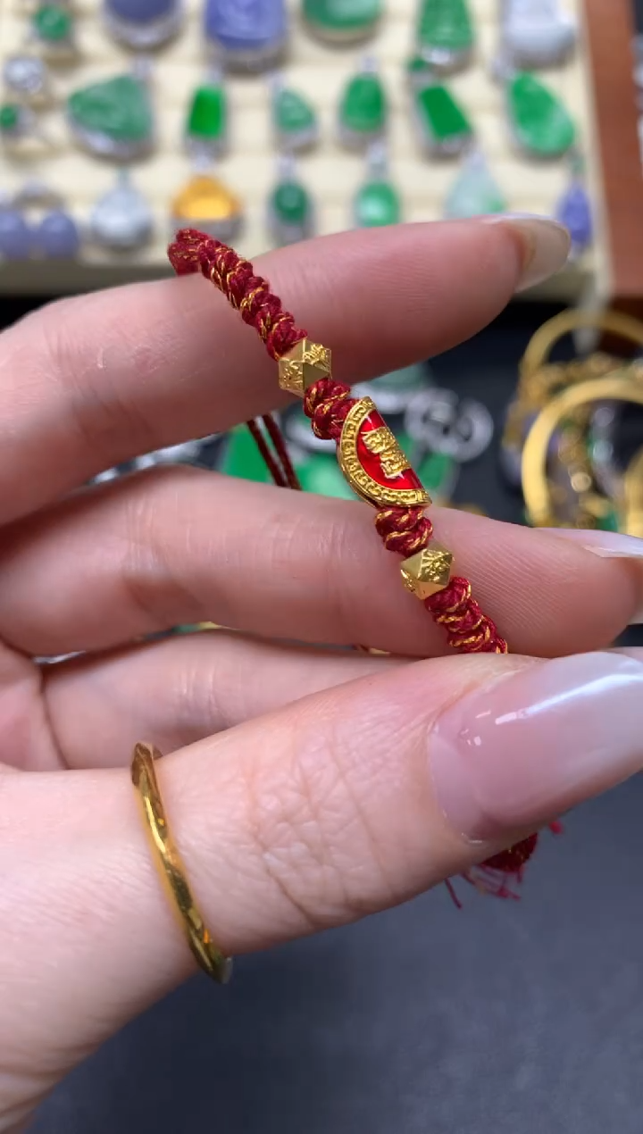 【闪购商品】定制足金手饰手绳|280