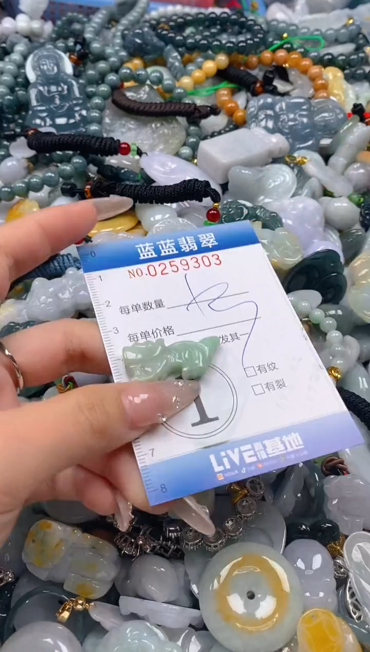 翡翠未镶嵌颈饰闪购0259303