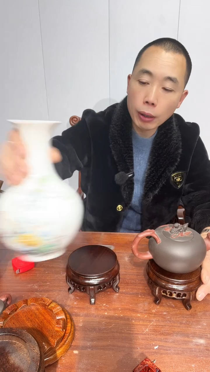 木买一送一香炉底座黑11*12*7