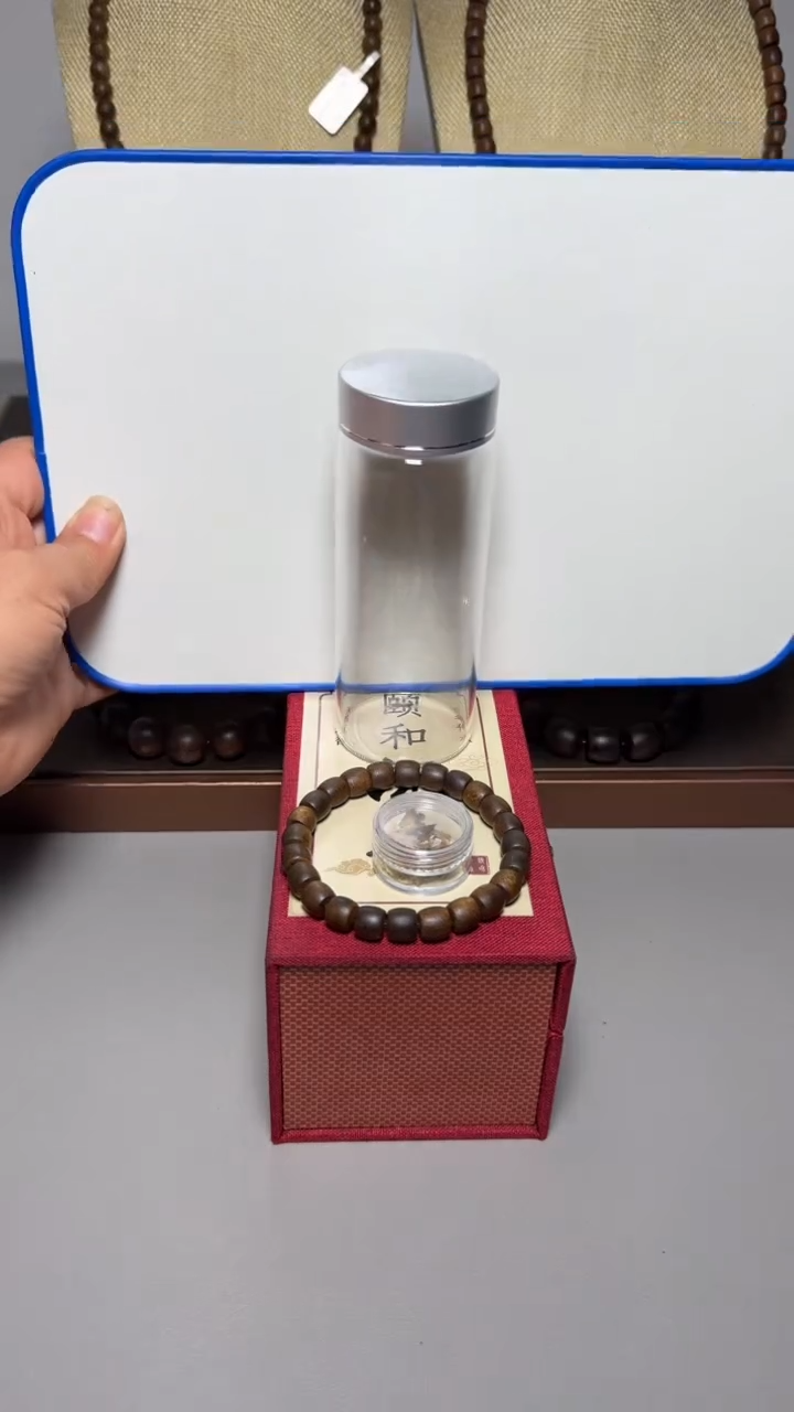 【闪购商品】沉香手串芽庄白棋0.8桶珠单圈