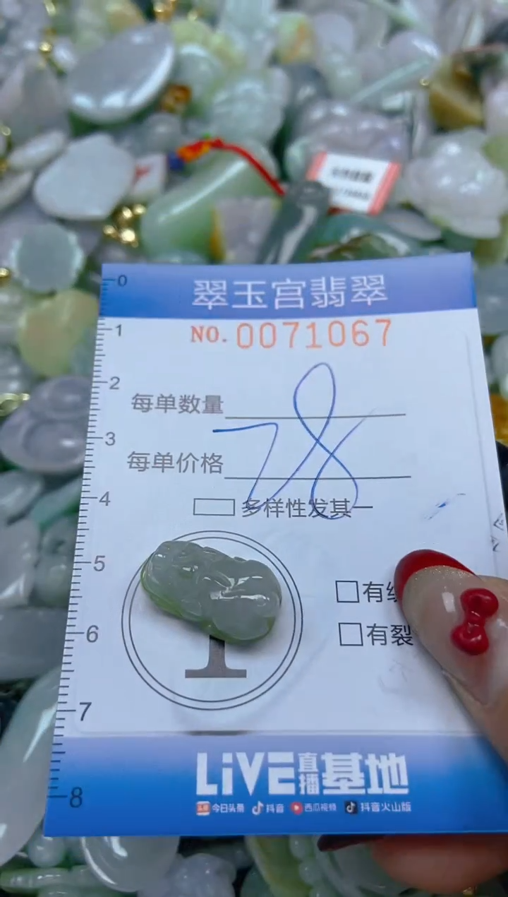 【闪购商品】翡翠颈饰未镶嵌闪购0071067