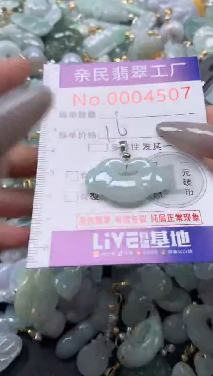 颈饰未镶嵌翡翠4507