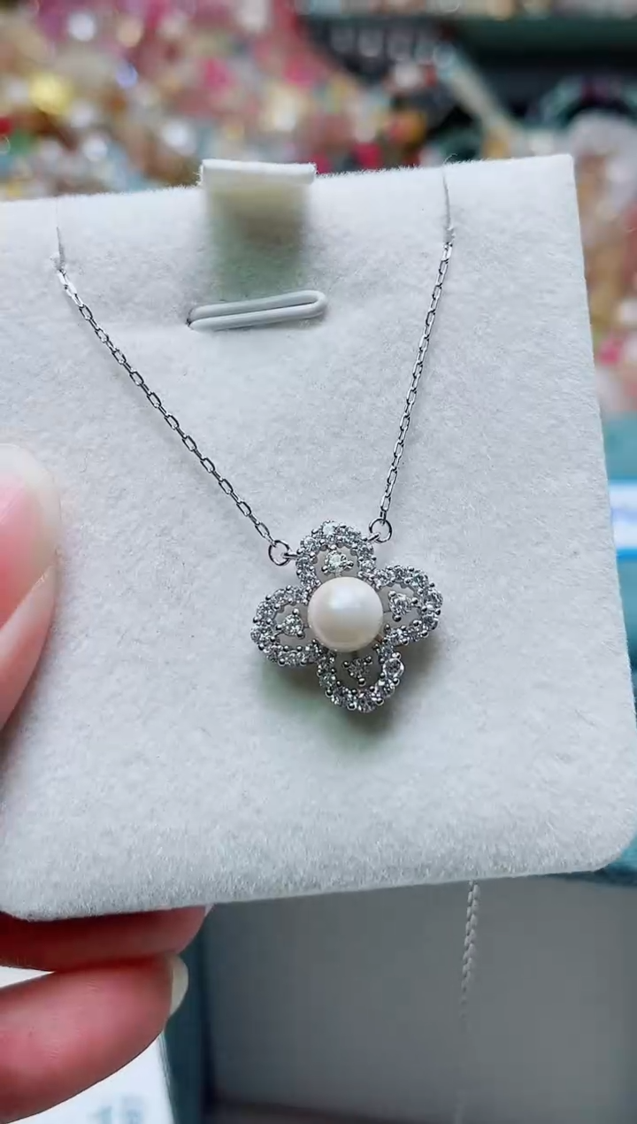 银S925镶嵌其他海水珍珠多样性发一2459