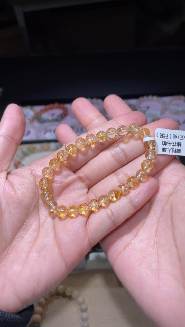 【闪购商品】托帕石手链未镶嵌84号多样性发货一H 约7m