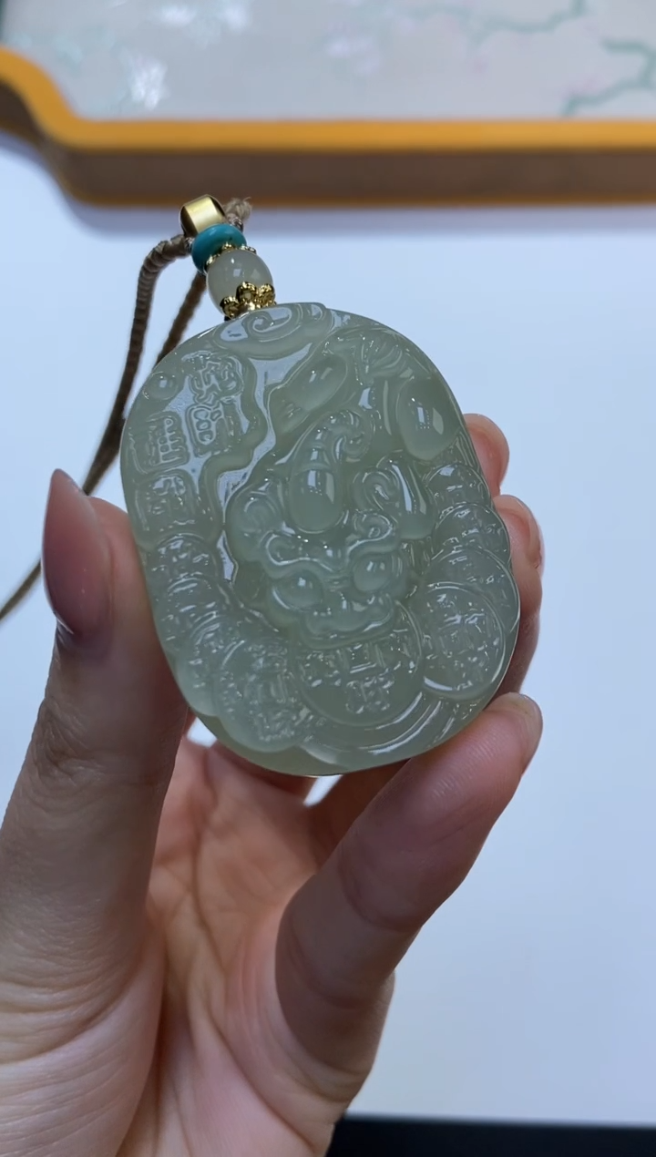 颈饰未镶嵌和田玉盛****g379324/和田玉貔貅  多样性一件发