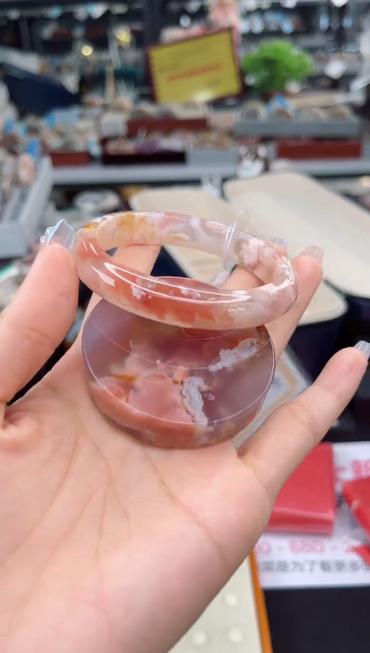 【闪购商品】石英质玉手镯未镶嵌57圈口（赠品镯心）6918344