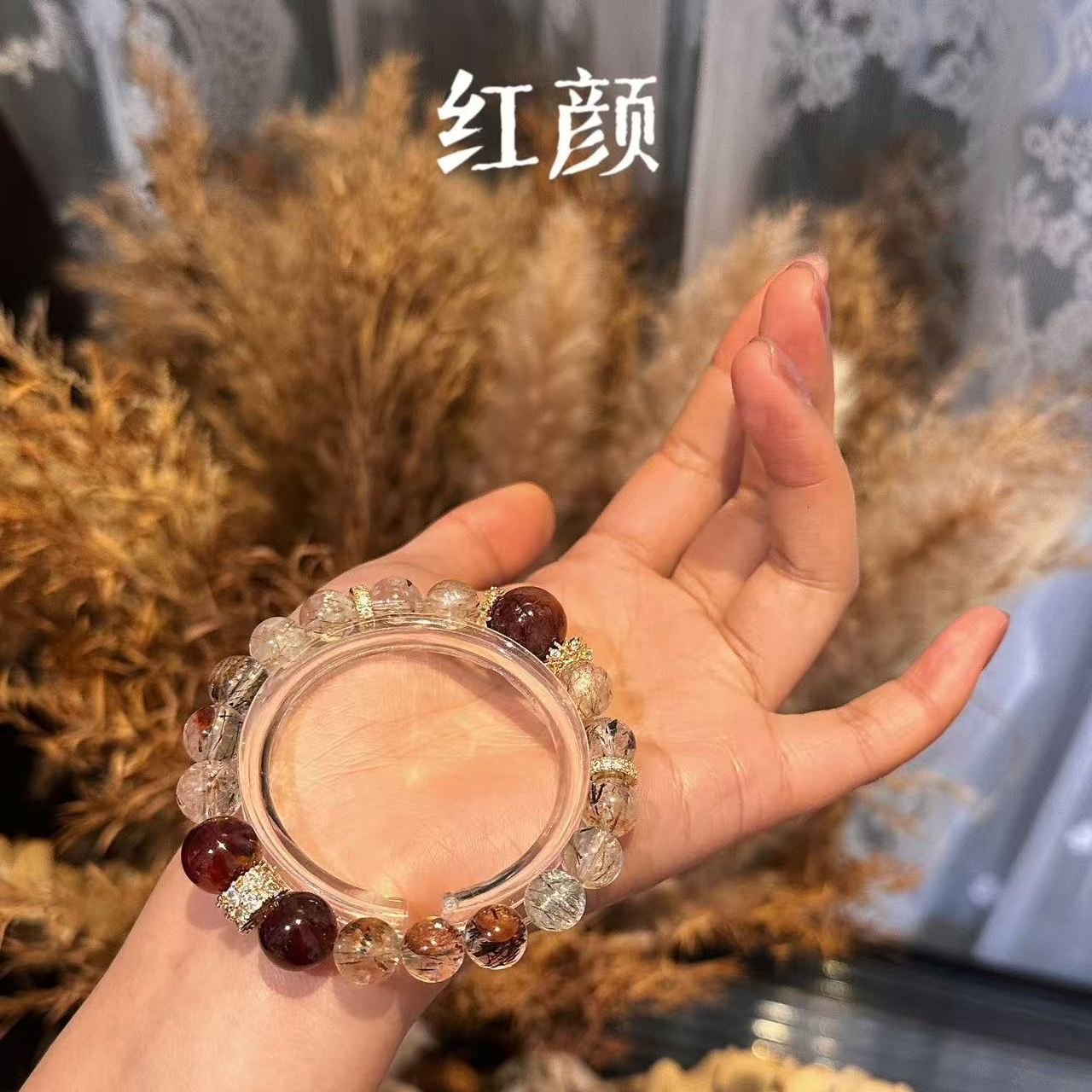 【喜饰原创 红颜】9mm黑金超手串 427 颜色微差多样性发一