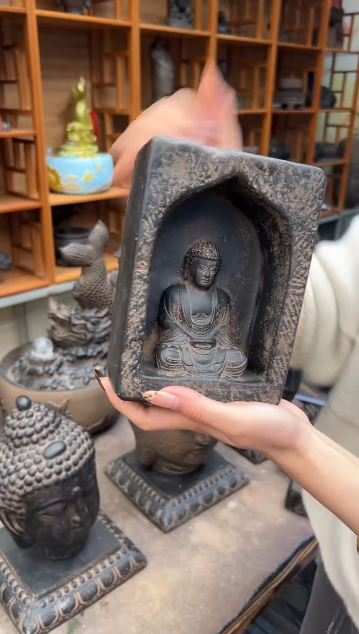 陶土【火山泥】佛龛