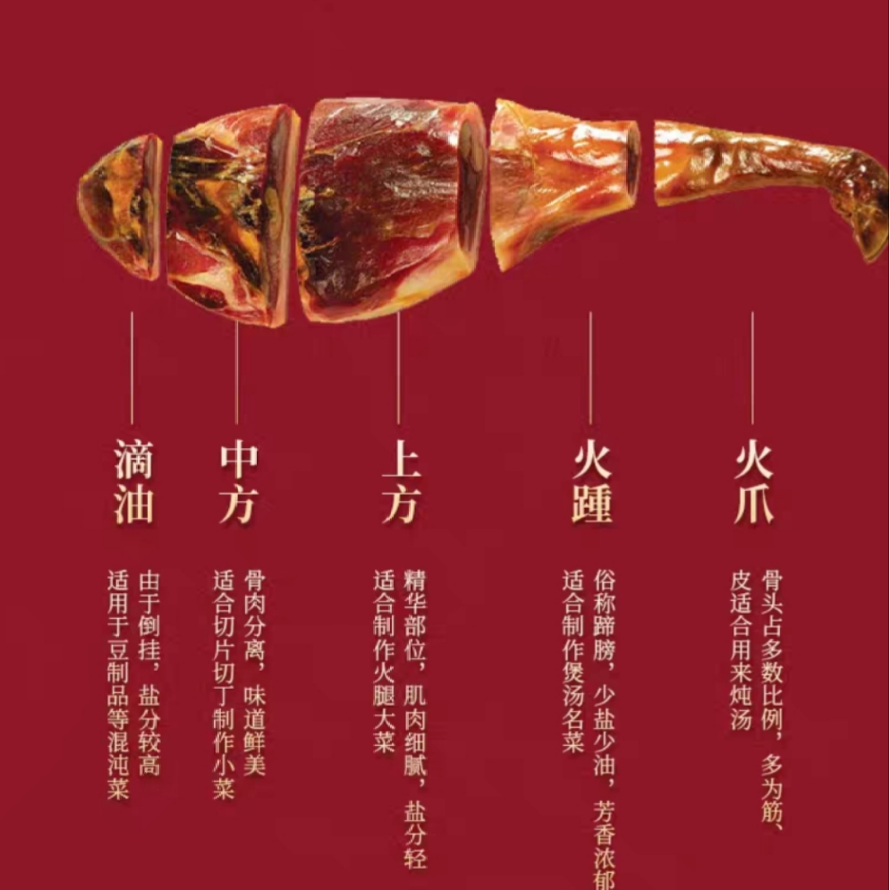 宇园居宇园居直播间整支火腿专拍/直播间现称/500g起