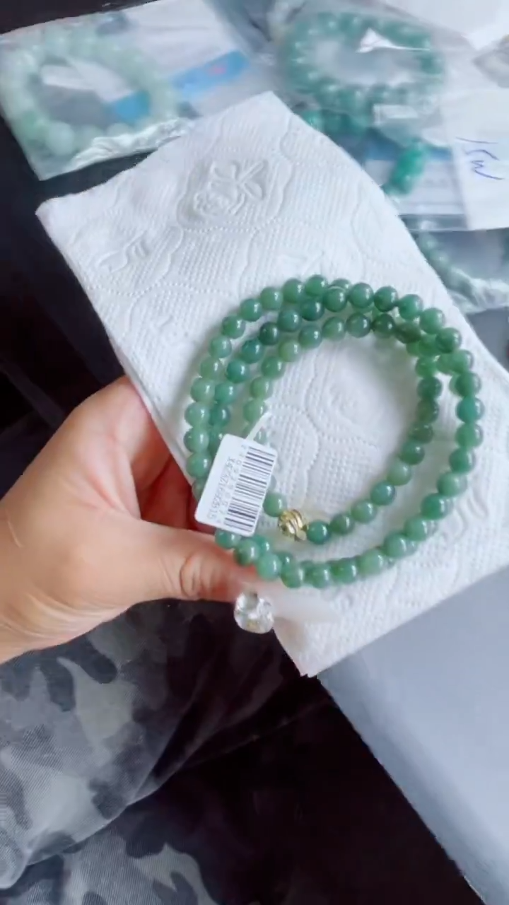 未镶嵌定制翡翠珠串