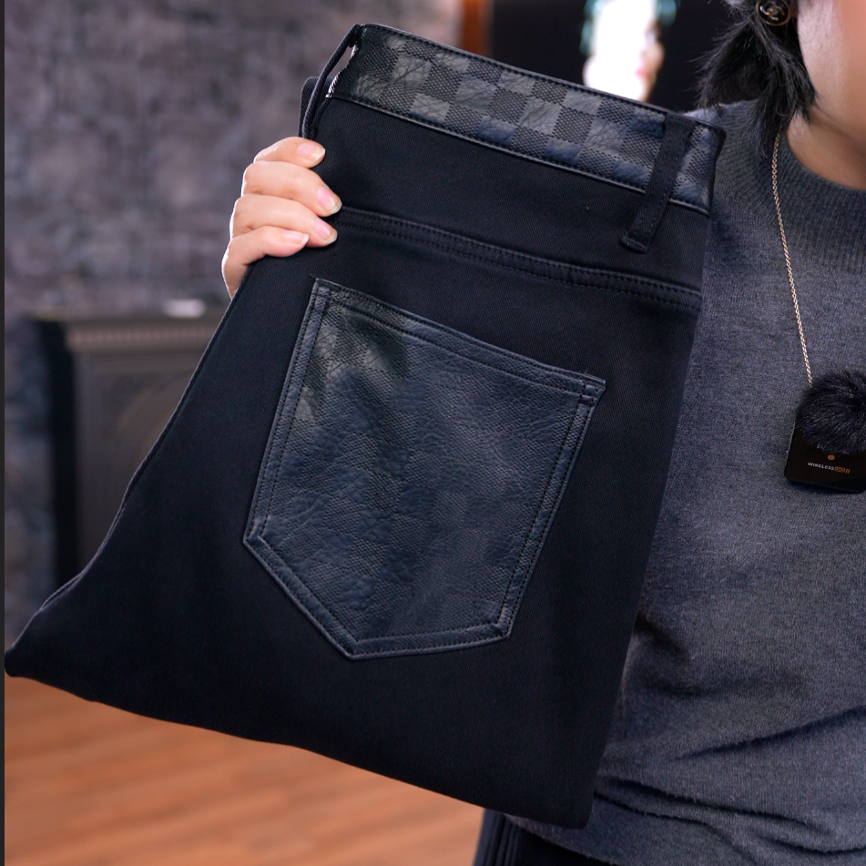 黑色6532牛仔裤男士直筒休闲裤宽松百搭