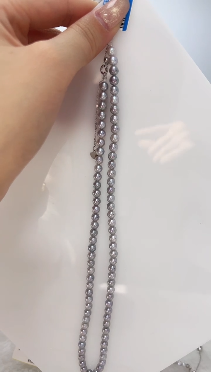 【闪购商品】海水珍珠DA银S925镶嵌项链 T846