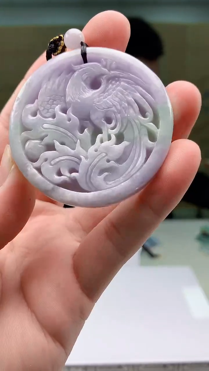 【闪购商品】定制翡翠未镶嵌5153bb-毛货挂件61