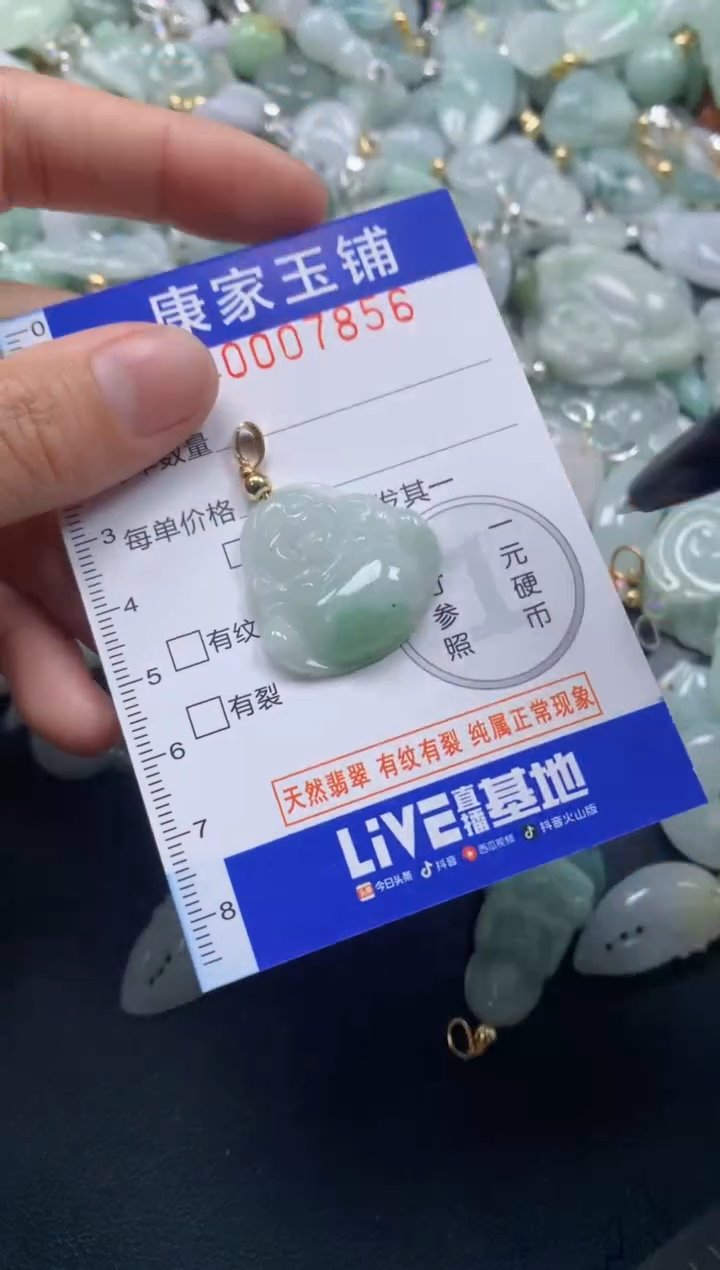 颈饰未镶嵌翡翠7856