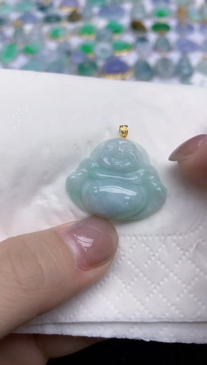 【闪购商品】翡翠颈饰未镶嵌天然翡翠A货