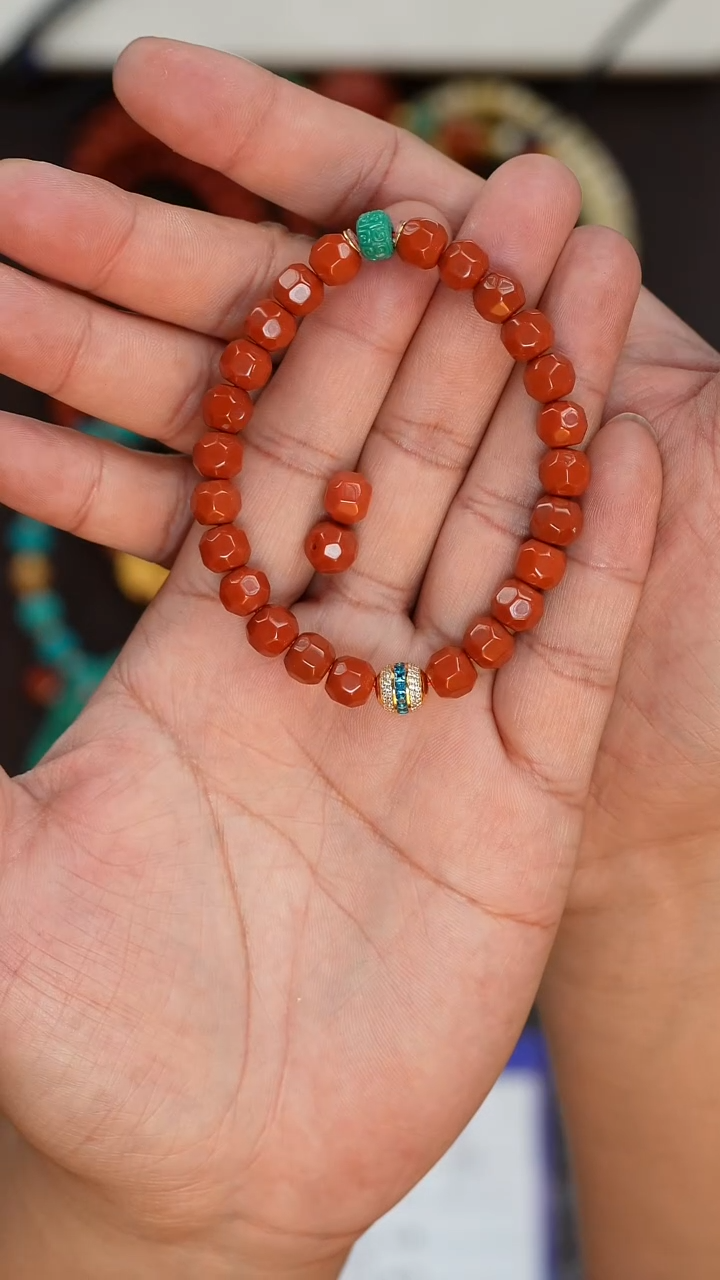 【闪购商品】南红玛瑙手串未镶嵌南红手串